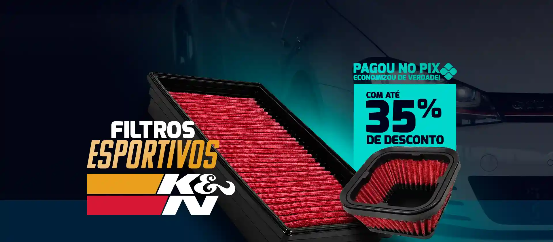 FILTROS ESPORTIVOS KN