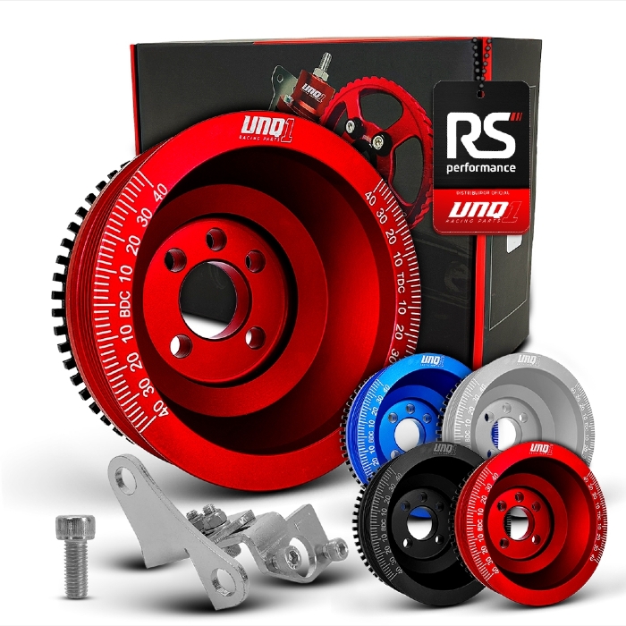 Polia Roda Fonica Poly V Sextavada Racing Ap 8v 125mm