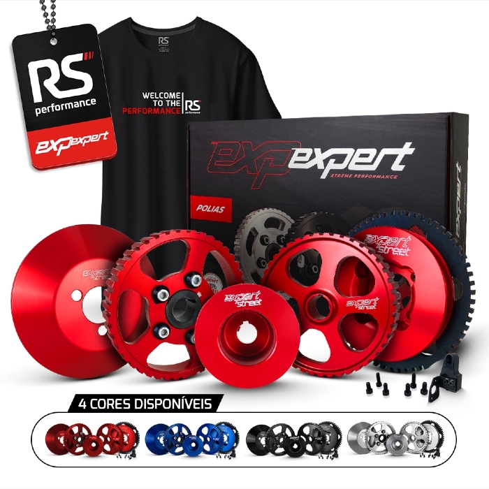 Kit Polias Comando Vw Ap 8v Billet - Linha Street