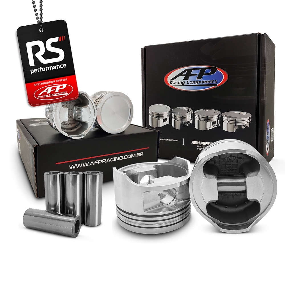 Kit 4 Pistão Forjado Vw / Audi 1.9T 20v + Pinos + Anéis