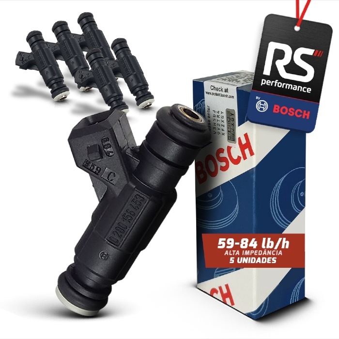 5 Bicos Injetor Bosch 65 Lbs/h 0280156453