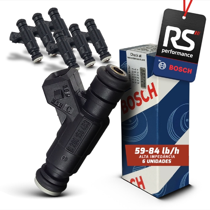 6 Bicos Injetor Bosch 65 Lbs/h 0280156453