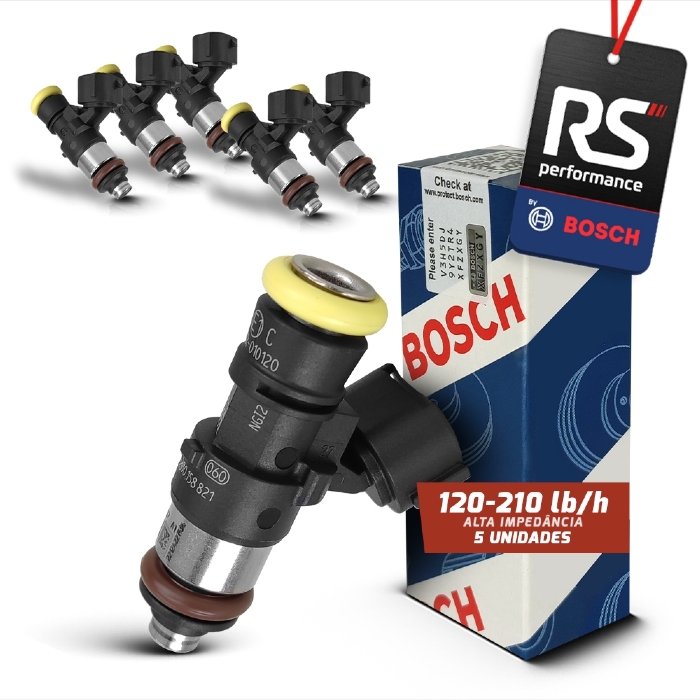 Kit 5 Bicos Injetores Bosch 210lb/h - 280158821000