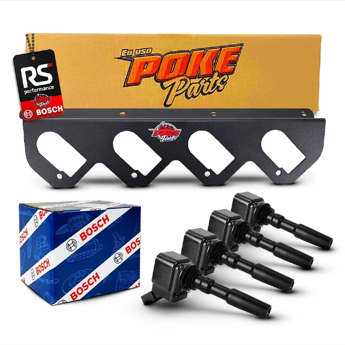 Kit Régua De Bobina G6 E 4 Bobinas Ignição Original Audi/vw