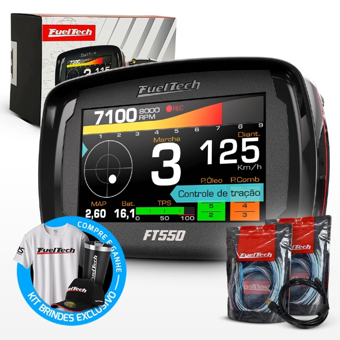 Injeção Programável Fueltech Ft550 - Chicote Motor Traseiro