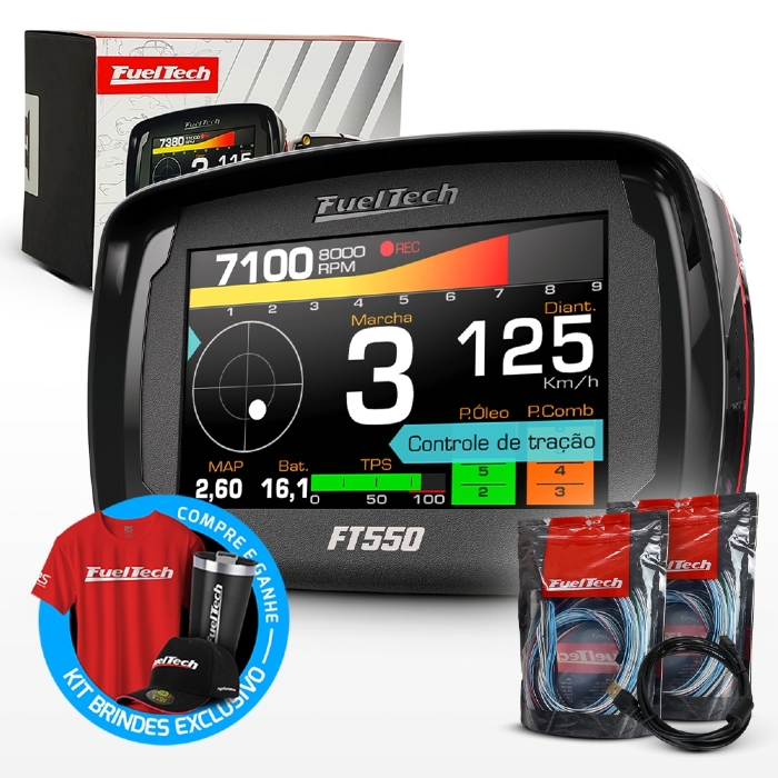 Injeção Programável Fueltech Ft550 - Chicote Motor Dianteiro