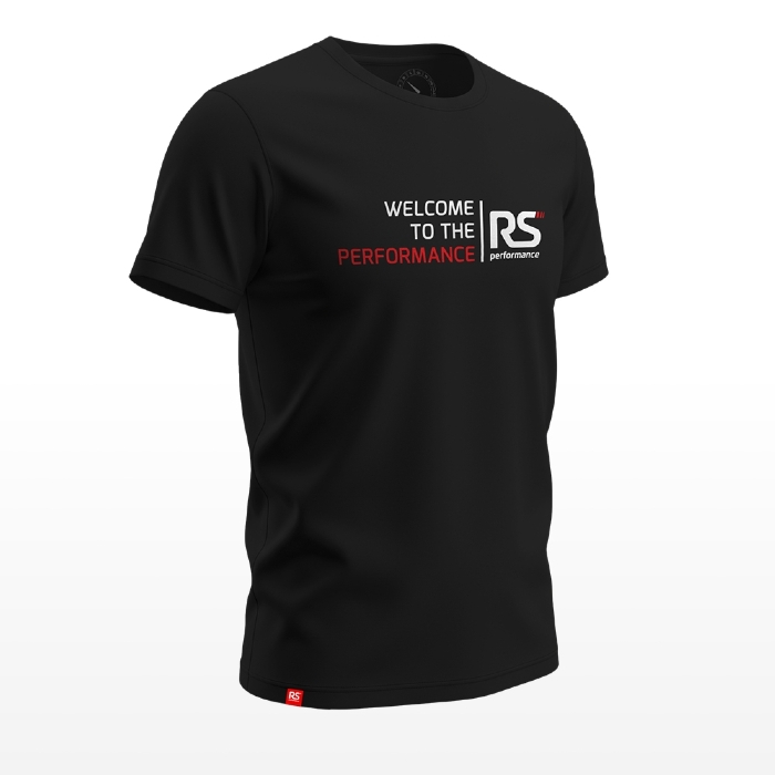Camiseta Rs Performance Preta Welcome To The Performance