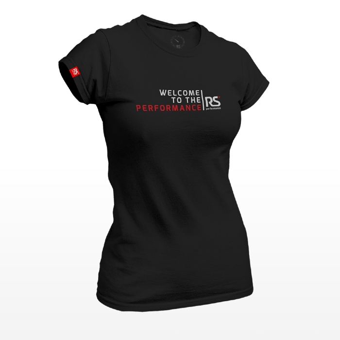 Camiseta Rs Performance Preta Feminina Relevo Welcome