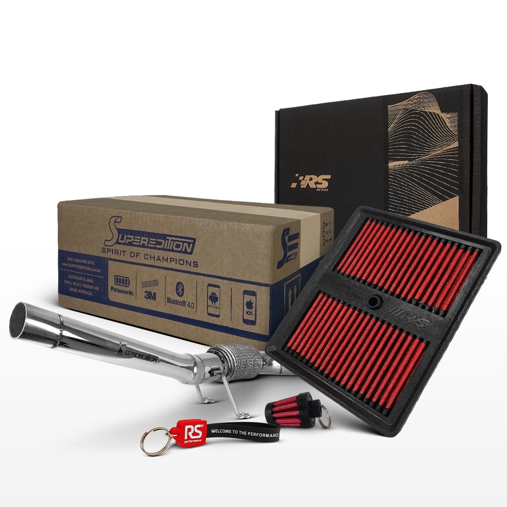 Kit Stage 2 RS Downpipe + Filtro VW 1.0 TSI 128cv Plug Play