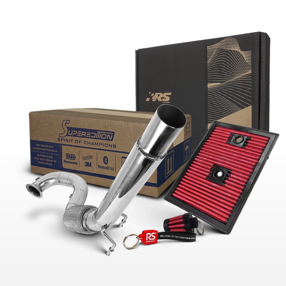 Kit Stage 2 RS Downpipe Filtro Polo Virtus Tcross 1.4 150cv
