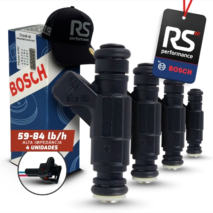 4 Bicos Injetor Standard Bosch 65 Lbs/h 0280156453