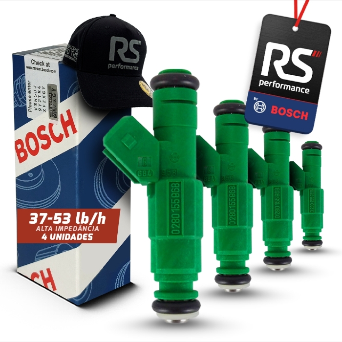 4 Bicos Injetor Bosch 42 Lbs/h Volvo 0280155968