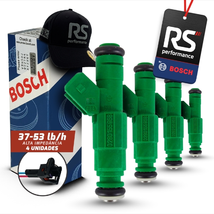 4 Bicos Injetor Bosch 42 Lbs/h Volvo 0280155968