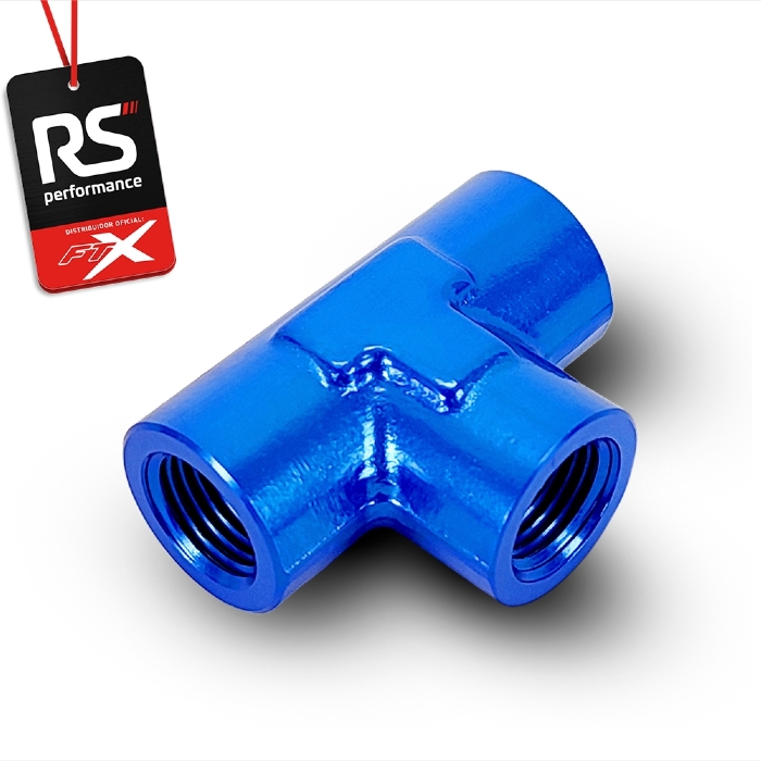 Nipel / Niple Tipo T FTX de 1/8 NPT (3,18mm) Femea