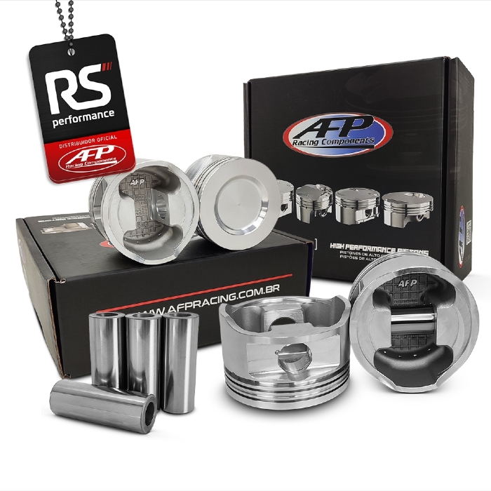 Kit 4 Pistão Forjado Côncavo GM 2.0/2.2 8V TURBO
