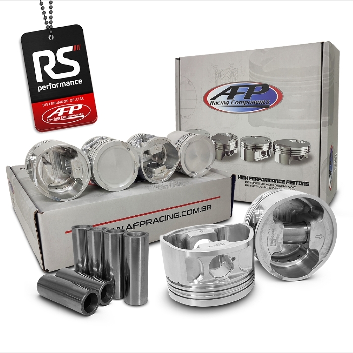 Kit 6 Pistão Forjado Côncavo C/ Cava BMW 328I/528I 2.8 M52B28