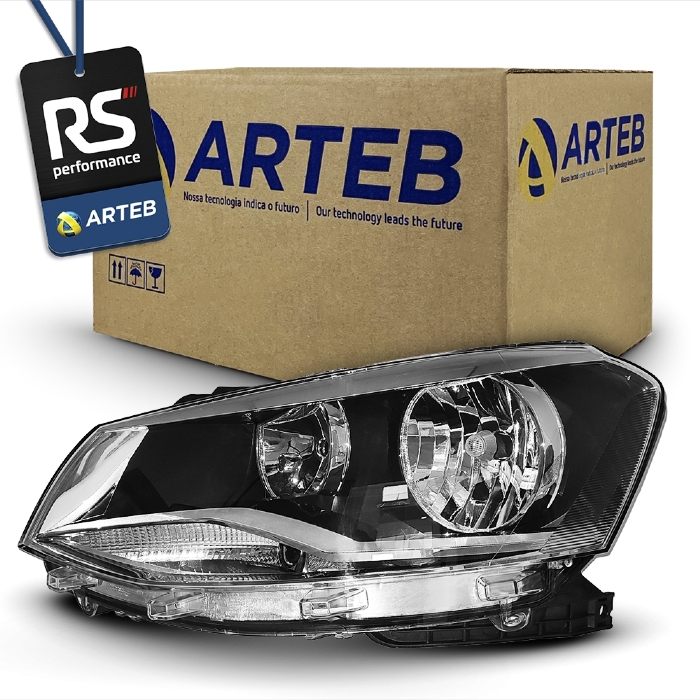 Farol H7/h1 Gol Saveiro Voyage G6 2013 - 2016 / Esq Ou Dir