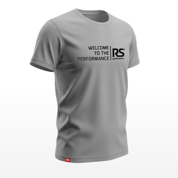Camiseta Rs Performance Cinza Welcome To The Performance