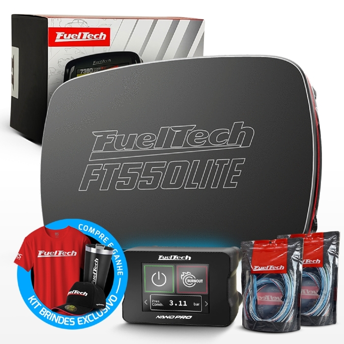 Módulo de Injeção Ft550 Lite Com Chicote Motor Traseiro 4.9 + WideBand Nano Pro (Sem Sonda)