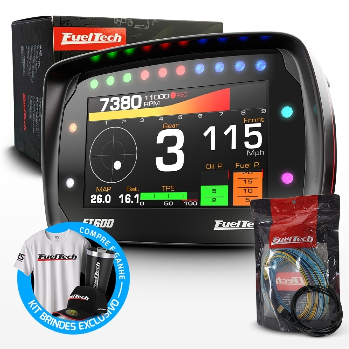 Injeção Programável Ft600 - Chicote Motor Dianteiro de 3 Metros