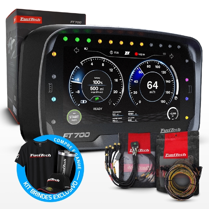 Injeção Programável Ft700 - Chicote Motor 3m C/d M