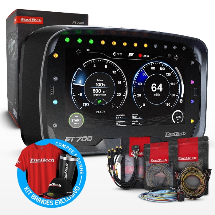 Injeção Programável Ft700 - Chicote Motor 3m A/b C/d M