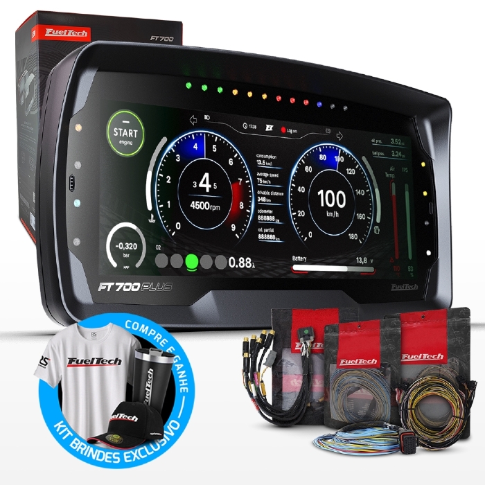 Injeção Programável Ft700plus - Chicote Motor 3m A/b C/d E M