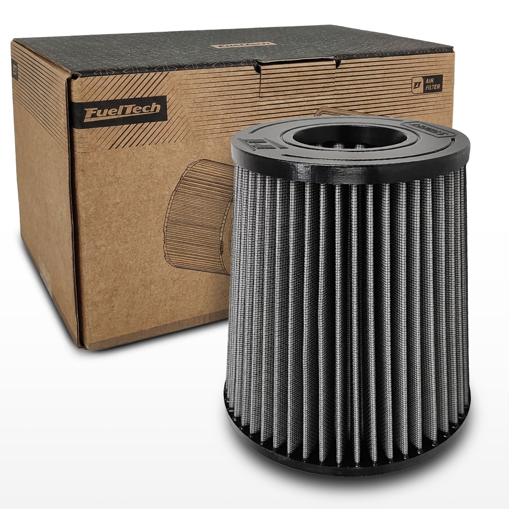 Filtro De Ar Duplo Fluxo Fueltech Street  4Pol E 180mm