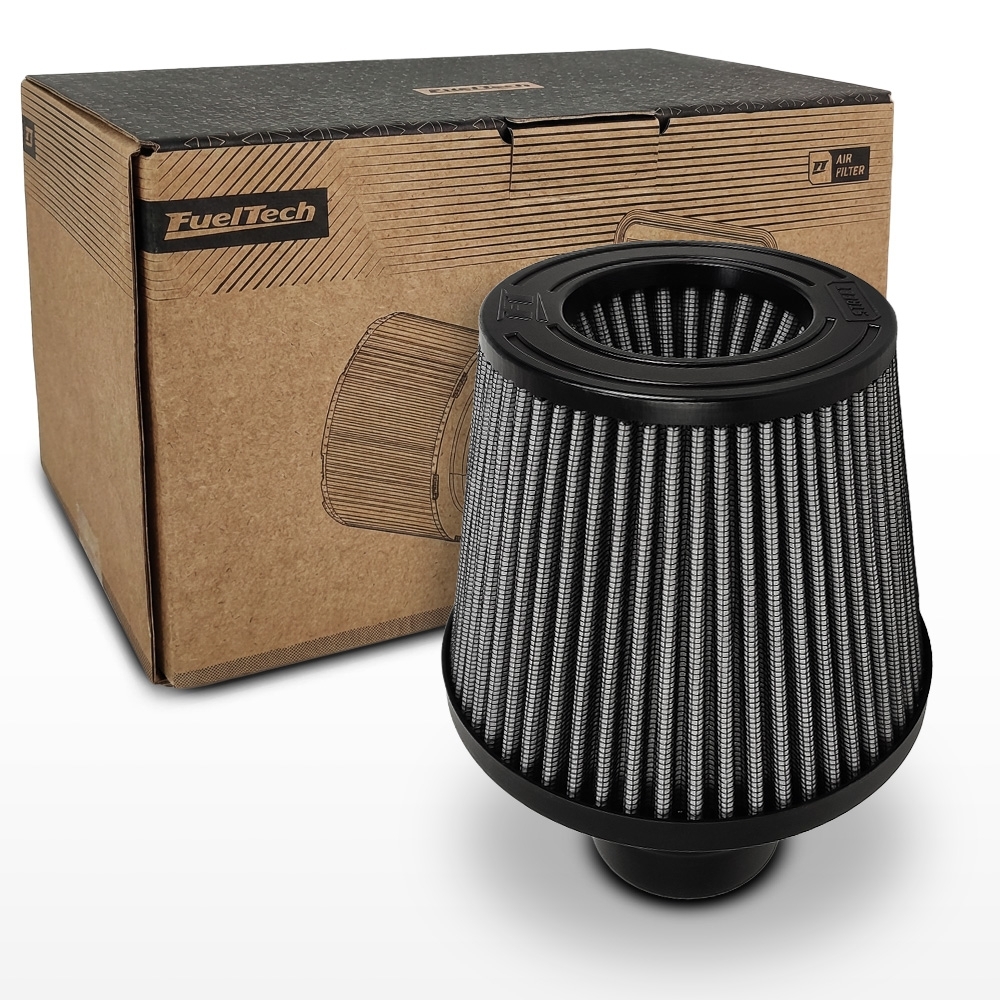 Filtro De Ar Conico Fueltech Street Multi Duplo Fluxo 120mm