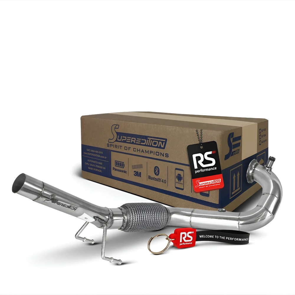 Downpipe em Inox 304 para Motor TSI 1.0T 105cv