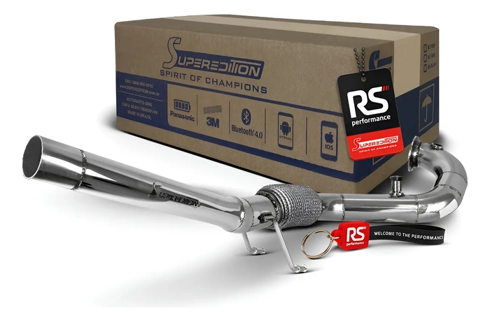 Downpipe em Inox 304 para Motor TSI 1.0T 128cv