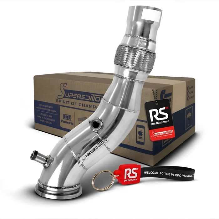 Downpipe em Inox 304 para Motor B48 2.0T 184cv