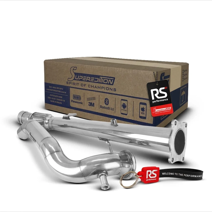 Downpipe em Inox 304 para Motor VW 3.0T 225cv