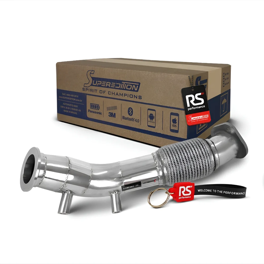 Downpipe Superedition Em Inox Para Toyota Hilux 2.8t 171cv