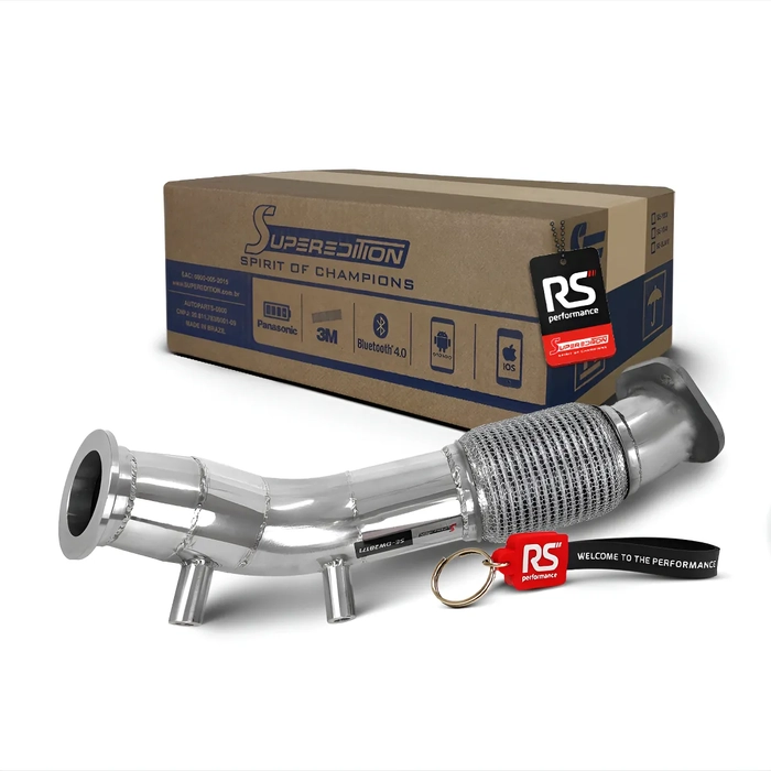 Downpipe Superedition Em Inox Para Toyota Hilux 2.8t 171cv