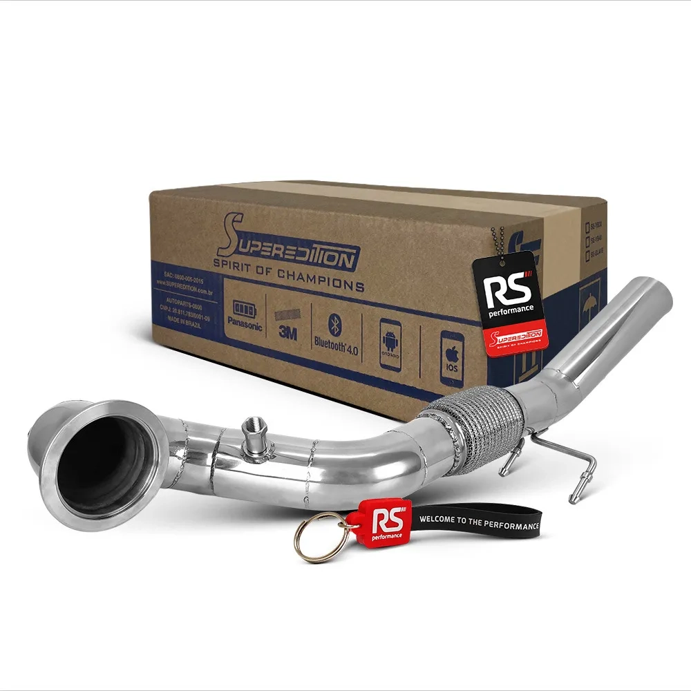 Downpipe Superedition Em Inox Para Tiguan R-line 2.0t 220cv
