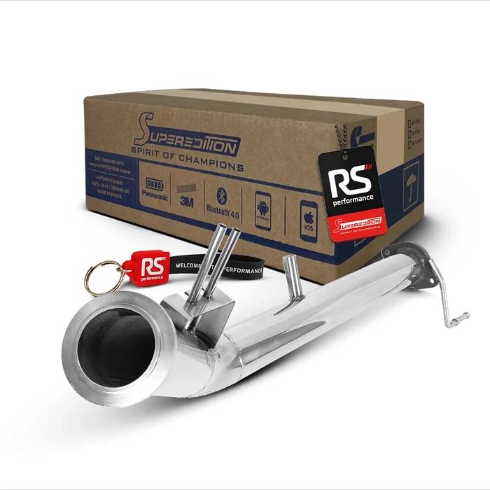 Downpipe Superedition Em Inox P/ Nissan Frontier 2.3t 190cv