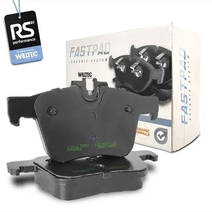 Pastilha Freio Traseira Willtec Mercedes C-class 2014 Diante