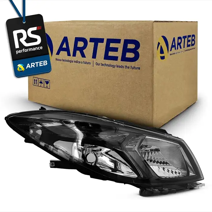 Farol H4 Onix Prisma 2012-2019 Lado Esquerdo Ou Direito