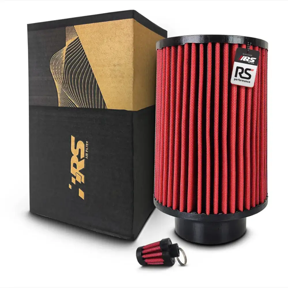 Filtro De Ar Esportivo Duplo Fluxo Rsp  3 X200mm Vermelho
