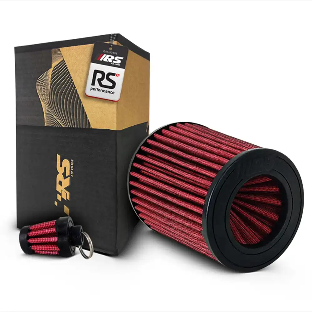 Filtro De Ar Esportivo Duplo Fluxo Rsd75150 Vermelho