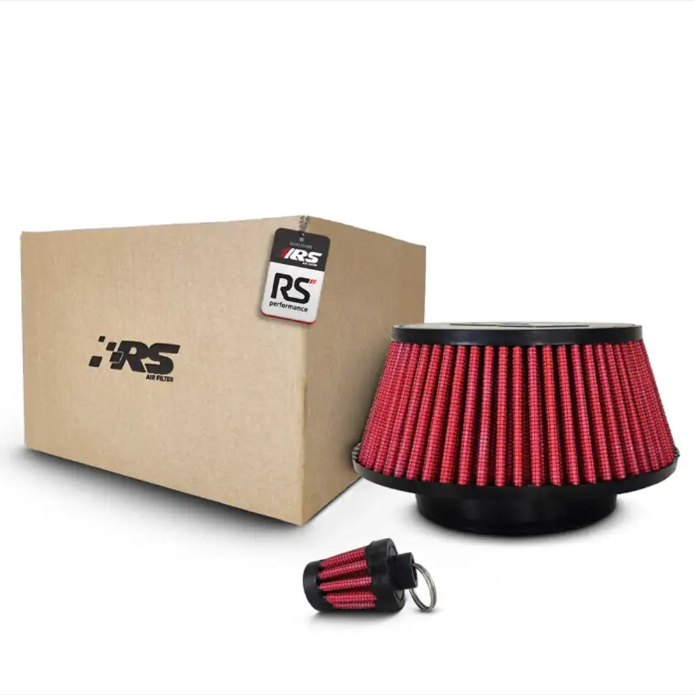 Filtro Esportivo Para Turbina Rsc8560 Vermelho Rs Filtros