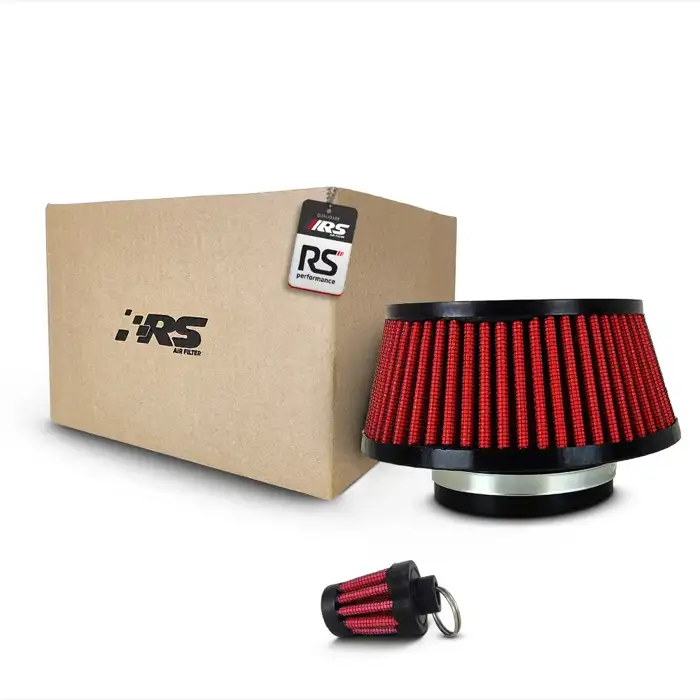 Filtro Esportivo De Ar Para Turbina 2,75 Polegadas Vermelho
