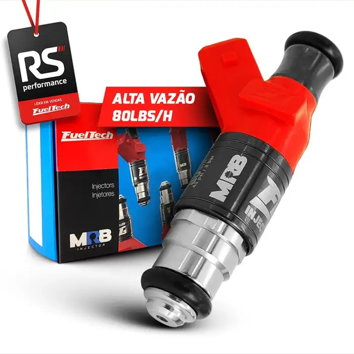 Bico Injetor De Alta Impedância Ft Injector - 80lbs/h