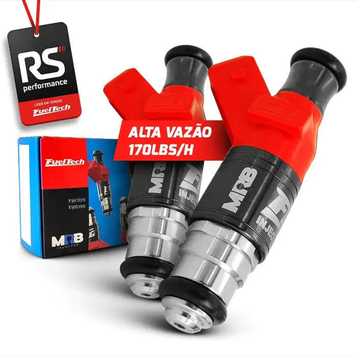 Kit 2 Bicos Injetores Alta Impedância Ft Injector - 170lbs/h