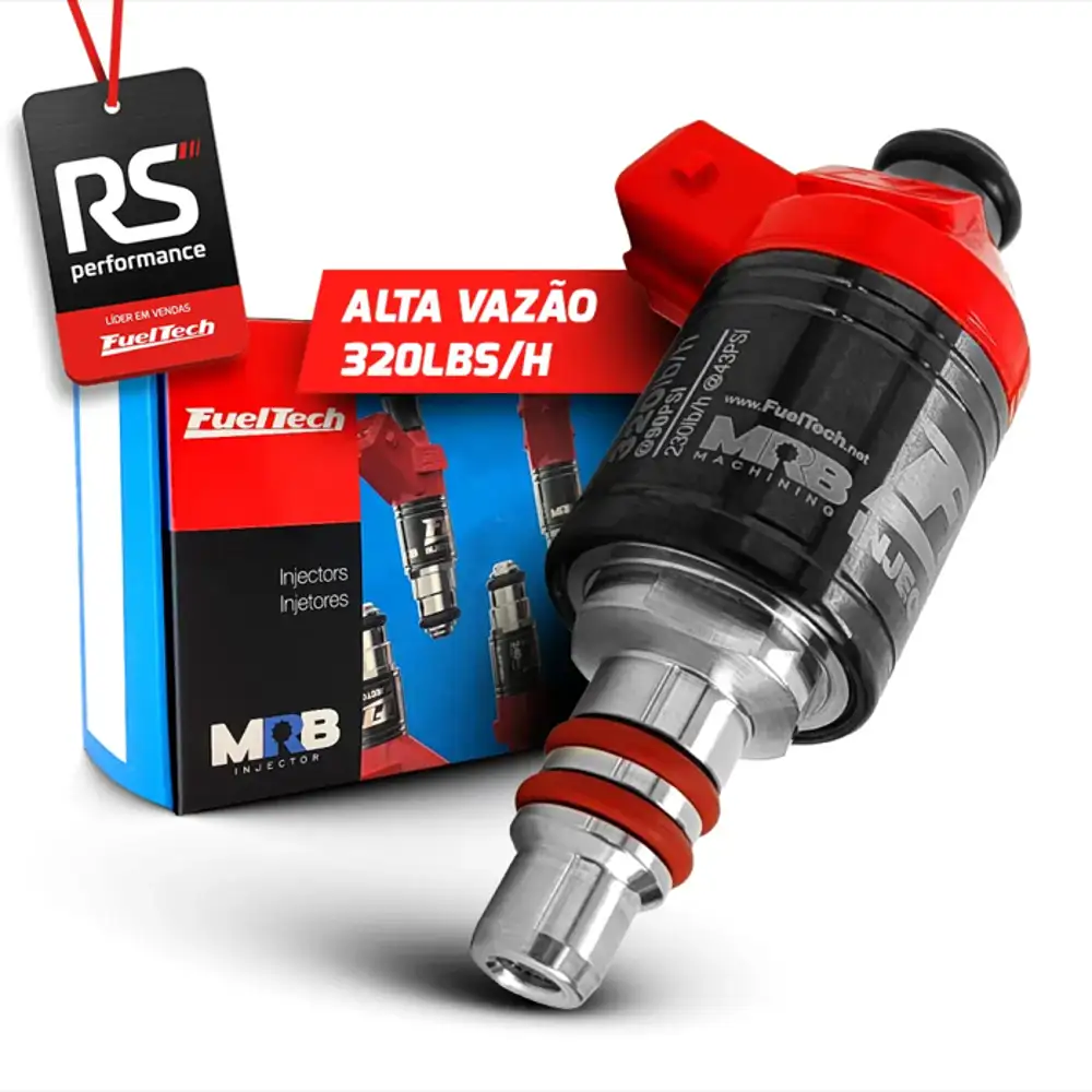 Bico Injetor De Baixa Impedância Ft Injector - 320lbs/h