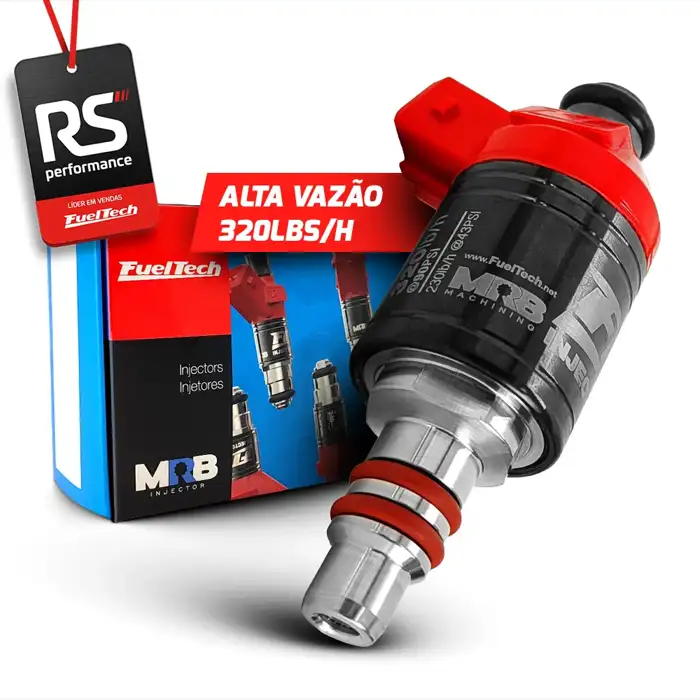 Bico Injetor De Baixa Impedância Ft Injector - 320lbs/h