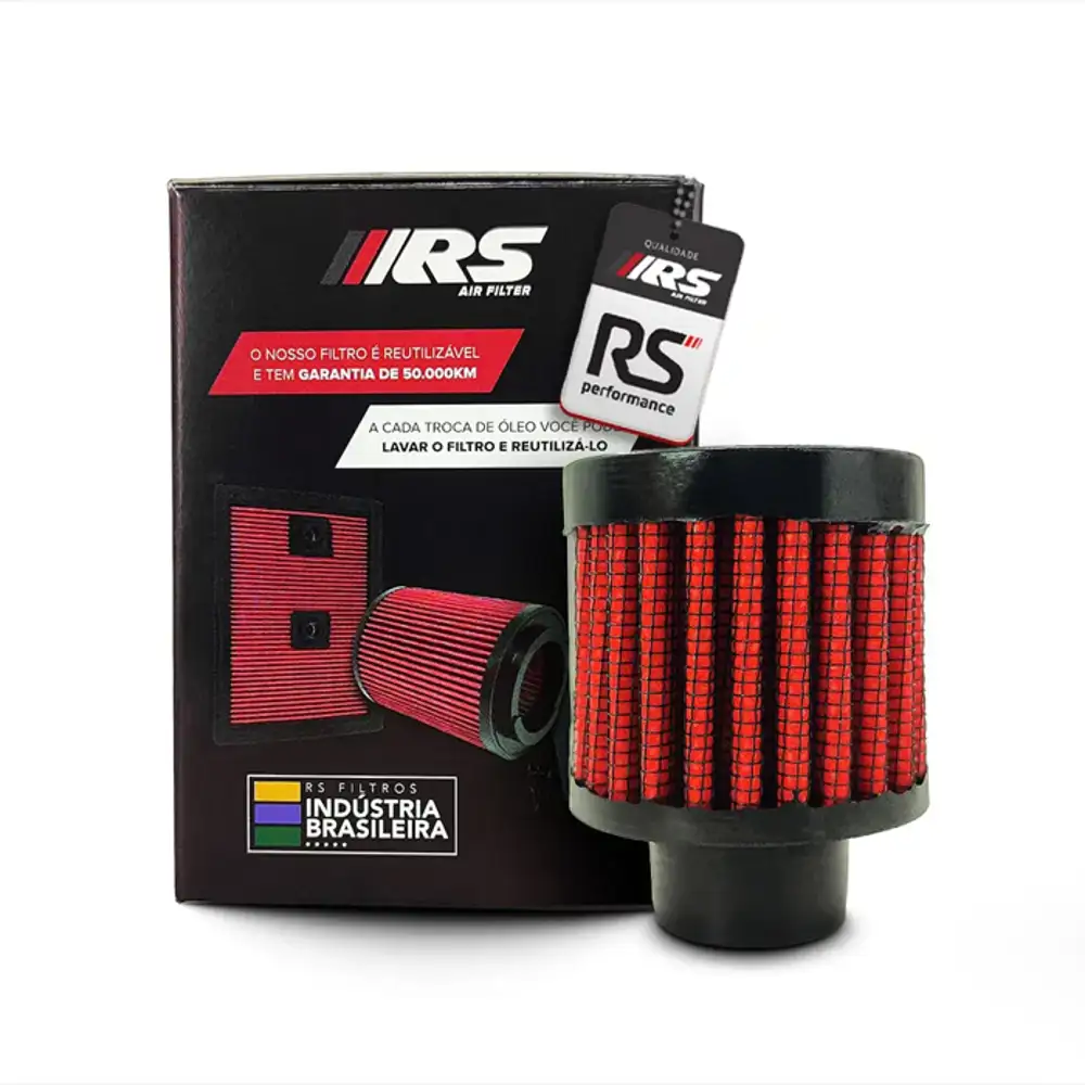 Filtro De Respiro De Oleo Frrs1540 Vermelho Rs Filters