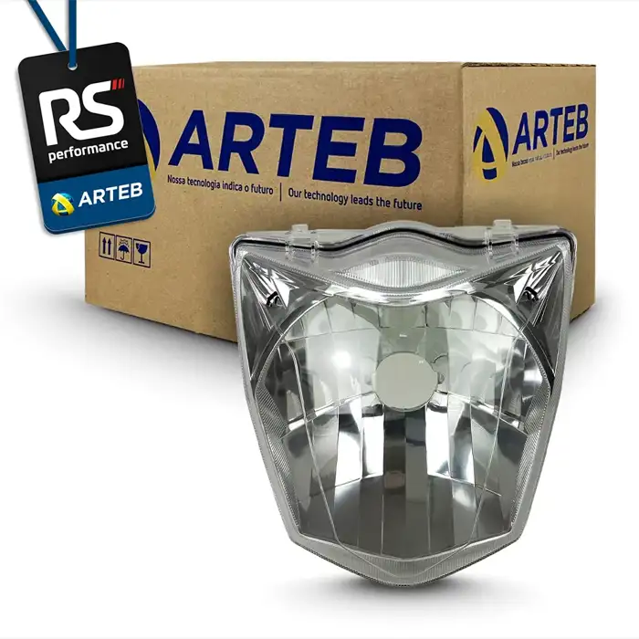 Farol Motocicleta Arteb Honda Cg 125 / 150 / 160 2014-2021