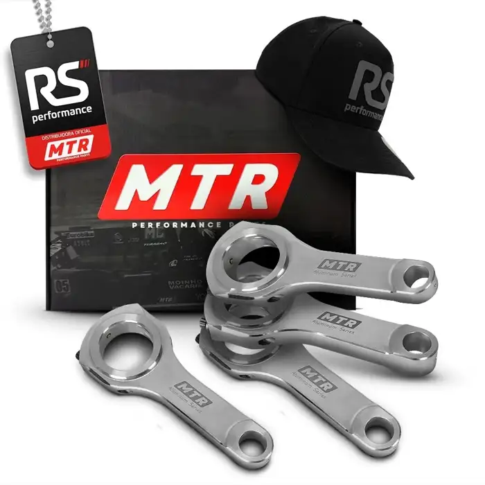 Kit 4 Bielas Mtr Aluminium Series Vw Ap 144mm Pino 22 1200cv
